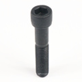 Black hexagon socket head cap screws half thread